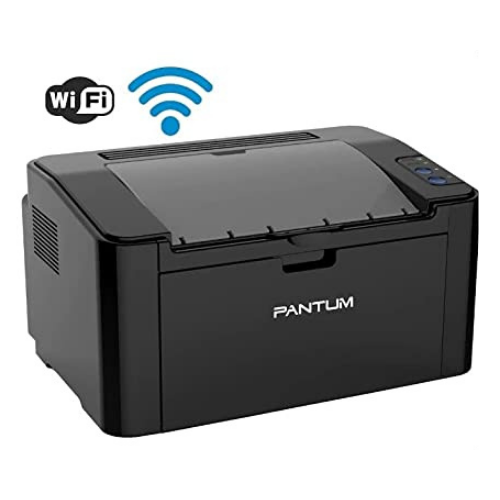Pantum P2500w - Monochrome Wireless Laser Printer, 22ppm Print Speed | A4 Size, 1200 X 1200 Dpi Resolution, 15000 Pages Monthly Duty Cycle