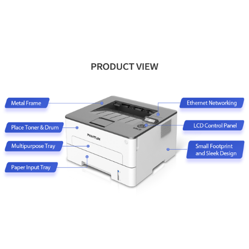Pantum P3305dn Monochrome A4 Size, Auto Duplex, Laser Printer