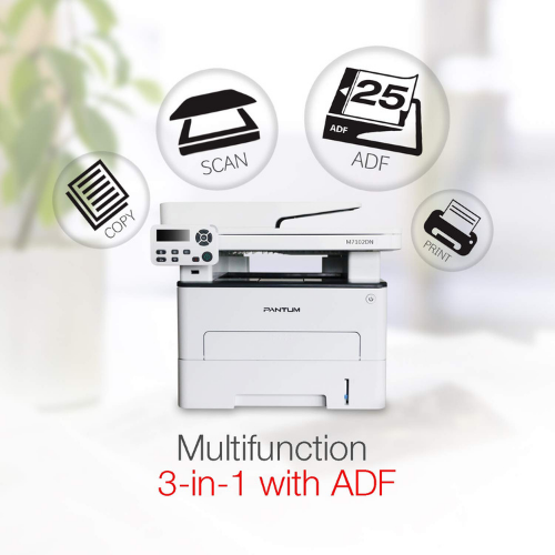 Pantum M7102dn Monochrome A4 Size, Adf, Auto Duplex Multifunction Laser Printer