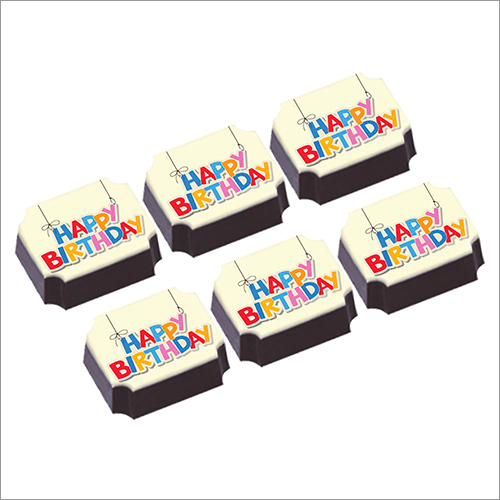 Printed Chocolate Candies With Box