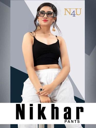 Nikhar Wholesale Pants Catalogue Set - Linen Cotton Material, Size M - XXL, Color As Per Catalog | Formal Dress Type, Plain Pattern, All Season Wear