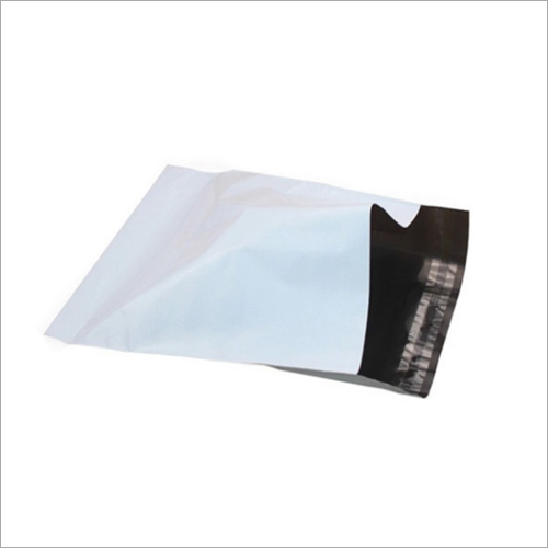 Plastic Courier Bag - Polyethylene | 100 Microns Thickness, High Tear And Water Resistance, Self-adhesive Closure, Various Sizes, Compact White Design