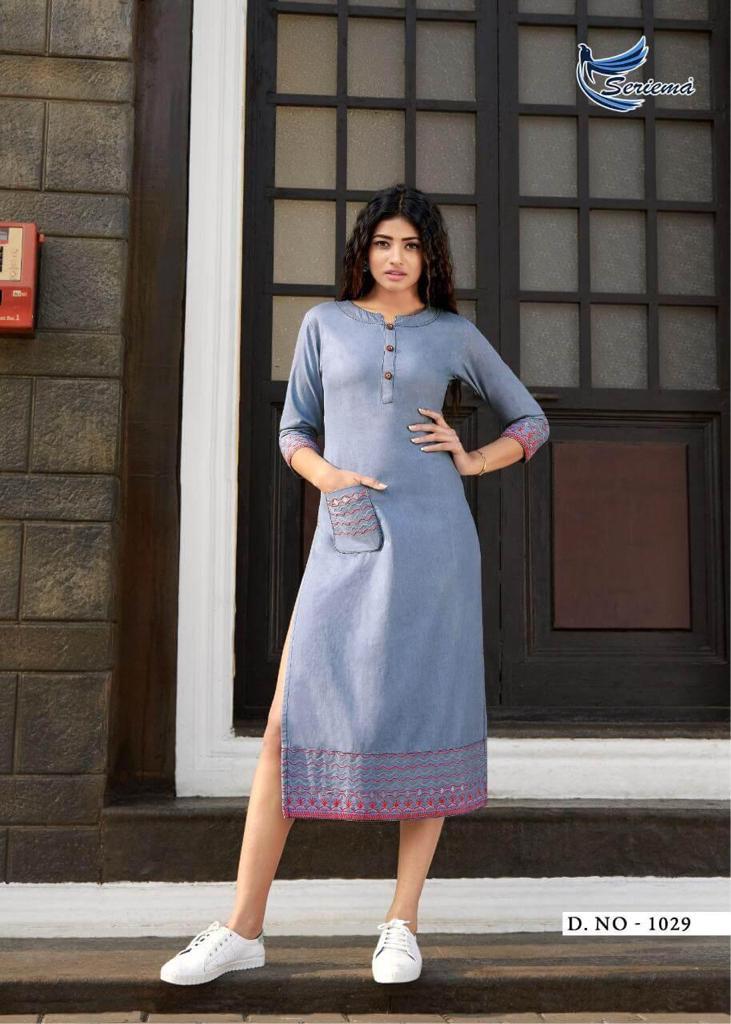 Kumb Premier Straight Kurti Set - Color: As Per Catalog