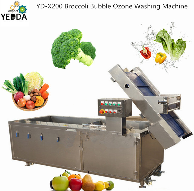 Prickly Pear Bubble Washing Machine - Stainless Steel 4000*1500*1300mm Compact Structure Eco-friendly High Efficiency Low Noise Lower Energy Consumption 1000-1500 Kg/h Capacity 3750 Watt Power