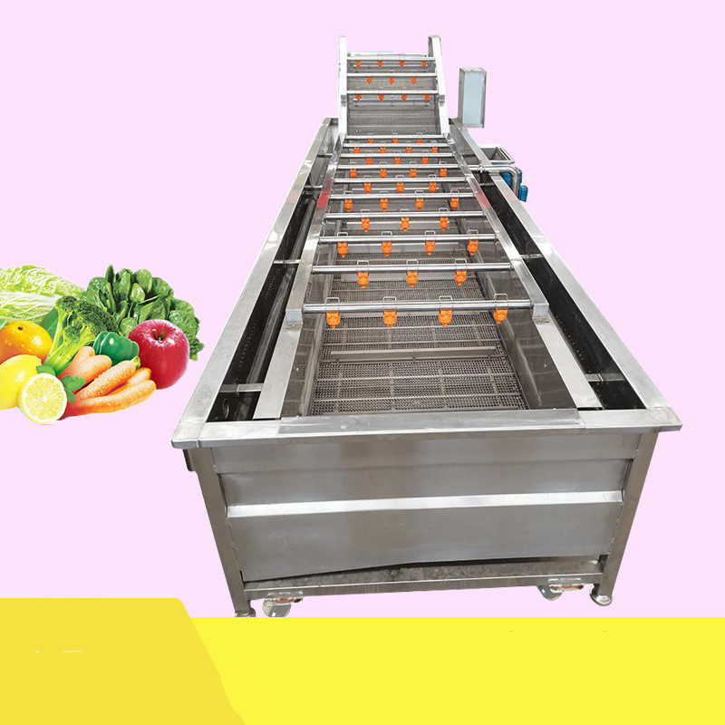 Prickly Pear Bubble Washing Machine - Stainless Steel 4000*1500*1300mm Compact Structure Eco-friendly High Efficiency Low Noise Lower Energy Consumption 1000-1500 Kg/h Capacity 3750 Watt Power