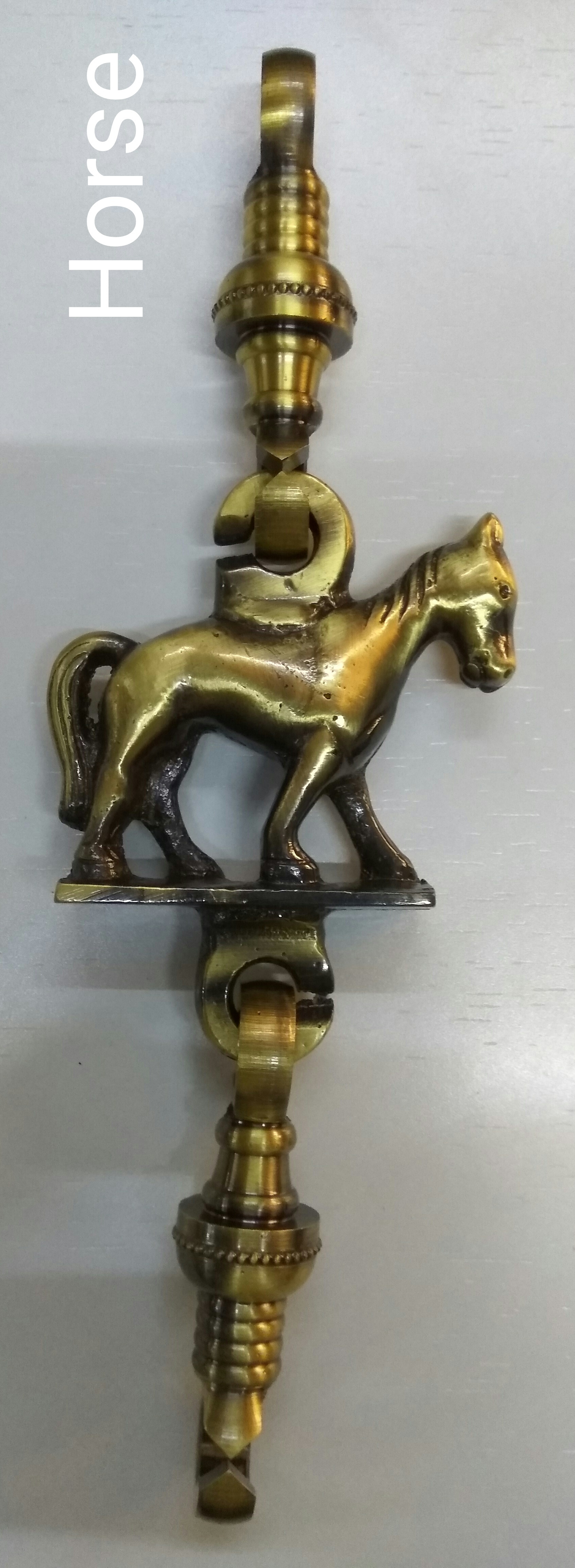 Brass/ssf/antic Brass Jhula Horse Heavy