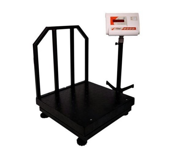 Digital Platform Weighing Scale - Steel, 300 Kg Load Capacity | Auto Zero Tracking, Rugged Structure, User-friendly Operation, Inbuilt Battery Backup, Dual/triple Accuracy, Kg/ltr Conversion, Piece Counting, Corner Overload Protection, Auto Calibration, Abs Body Indicator