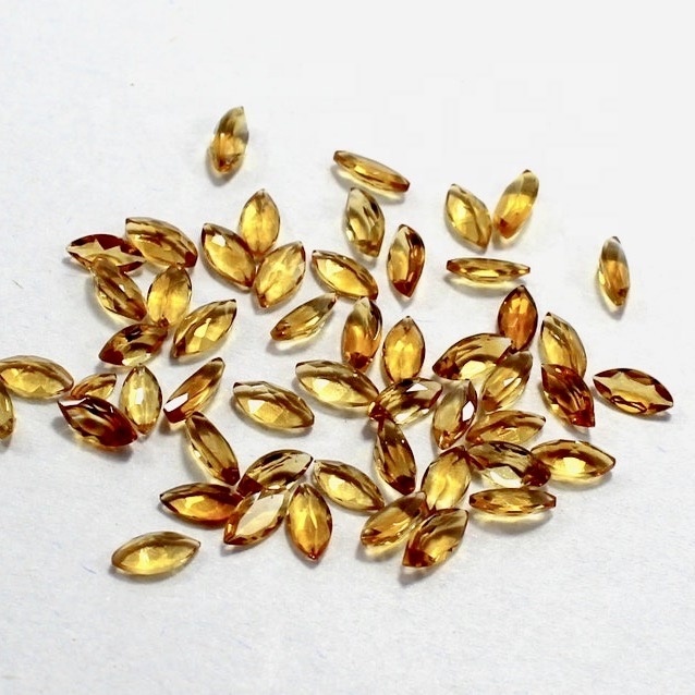 5x10mm Citrine Faceted Marquise Loose Gemstones Grade: Aaa