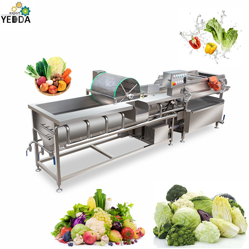 Ydvt-1000c Broccoli Bell Pepper Loofah Vortex Washing Machine Apple Guava Lotus Mist Washer Capacity: 1000-1500 Kg/hr