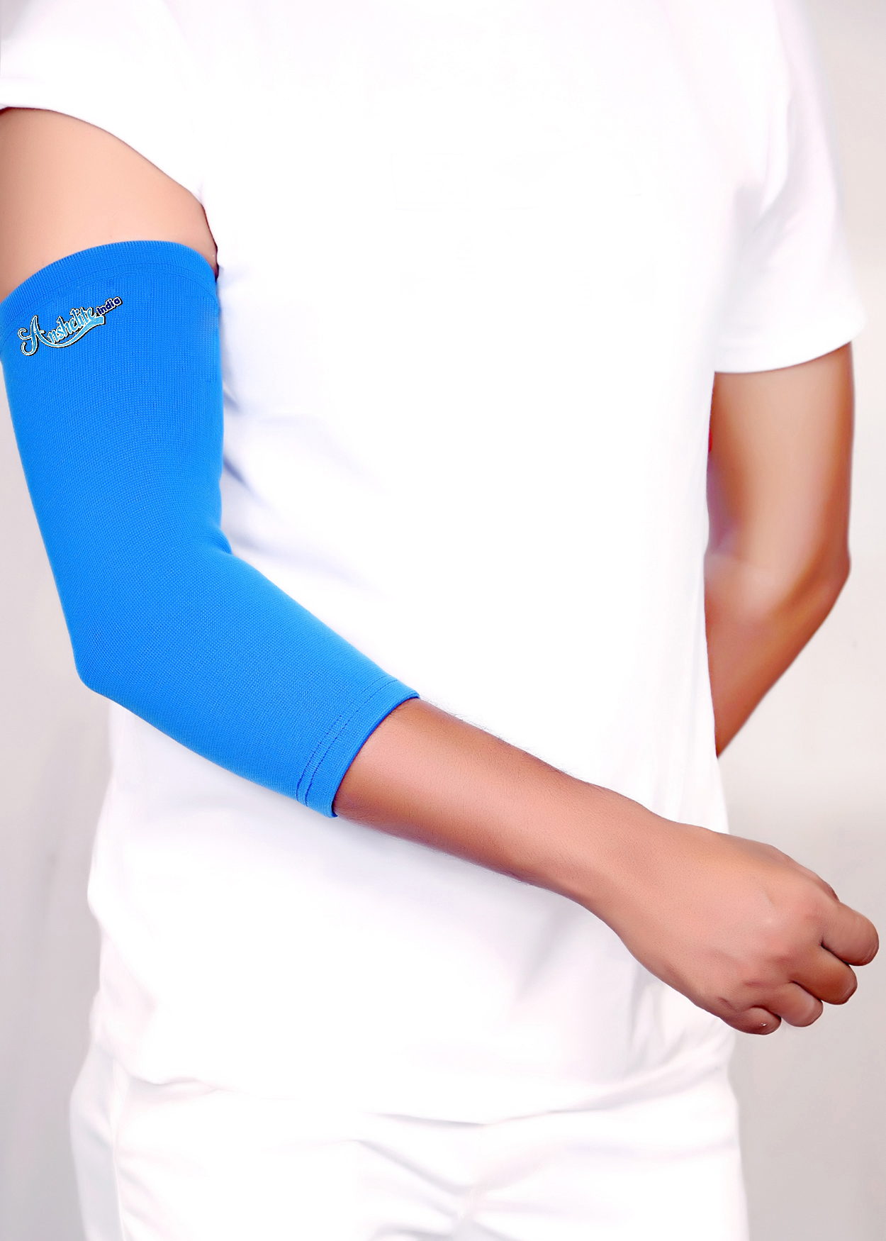 Elastic Elbow Support - Cotton Blend, 8x5x3 Inches | Light In Weight, Easy To Operate, Foldable, Portable, Provides Support To Elbow