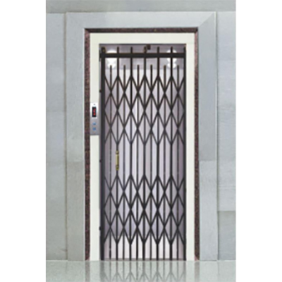 Manual Collapsible Door - Steel Frame, Electric Power Supply | Safety Sensor, Ideal for Passenger and Goods Elevators