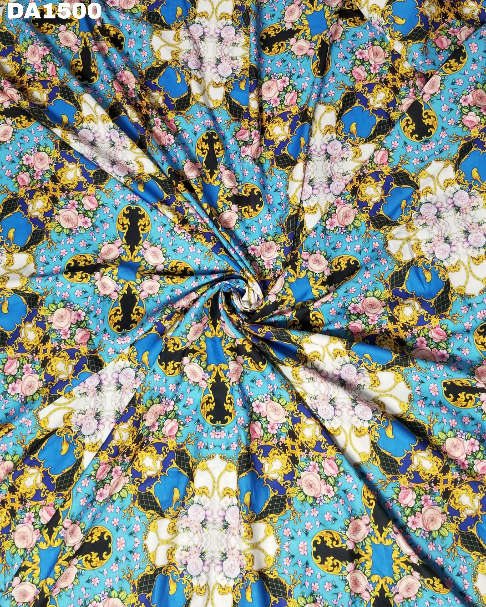 Stunning Digital Print Design On Rayon Slub Fabric - 58 Inch Width, Washable, Ideal For Garments | Vivid Colors As Shown In Images