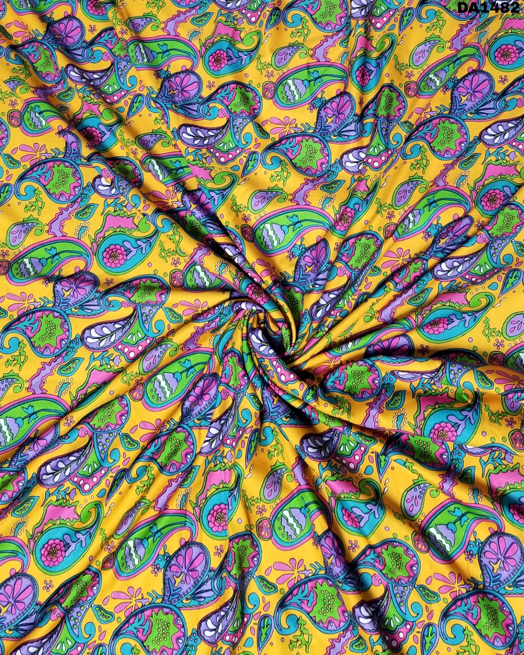 Washable Pretty Big Width Digital Prints On Linen Fabric