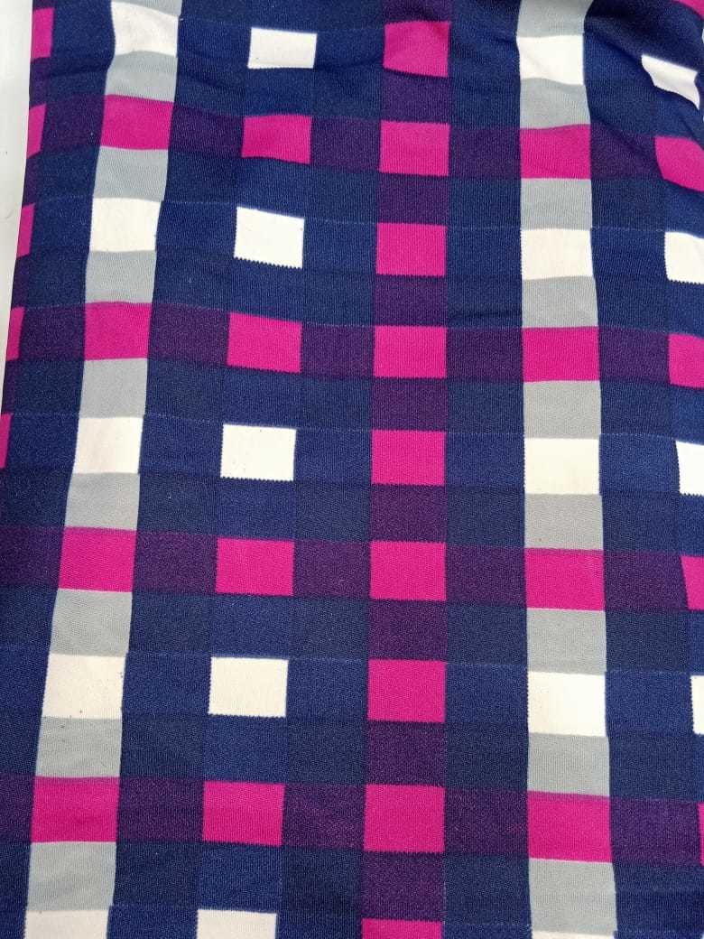 Made To Color Polyester Lycra Printed Fabrics