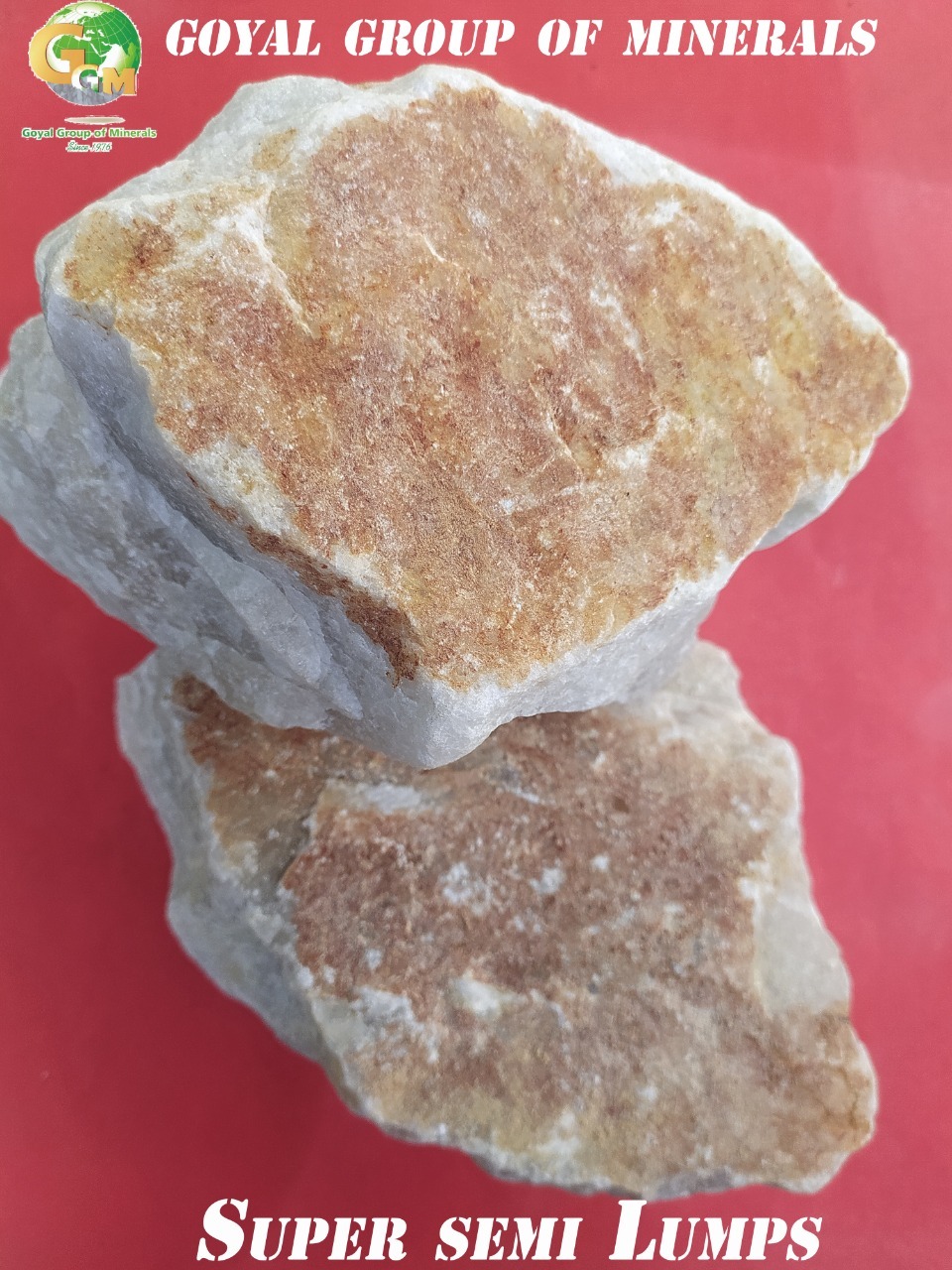 Natural Quartz Stone - Super Semi Grade, Size: Lumps Form, Color: White, Whiteness: 90%, Sio2: 98.00% Min, Feo3: 0.02% Max | Application: Grinding & Grains Manufacturer