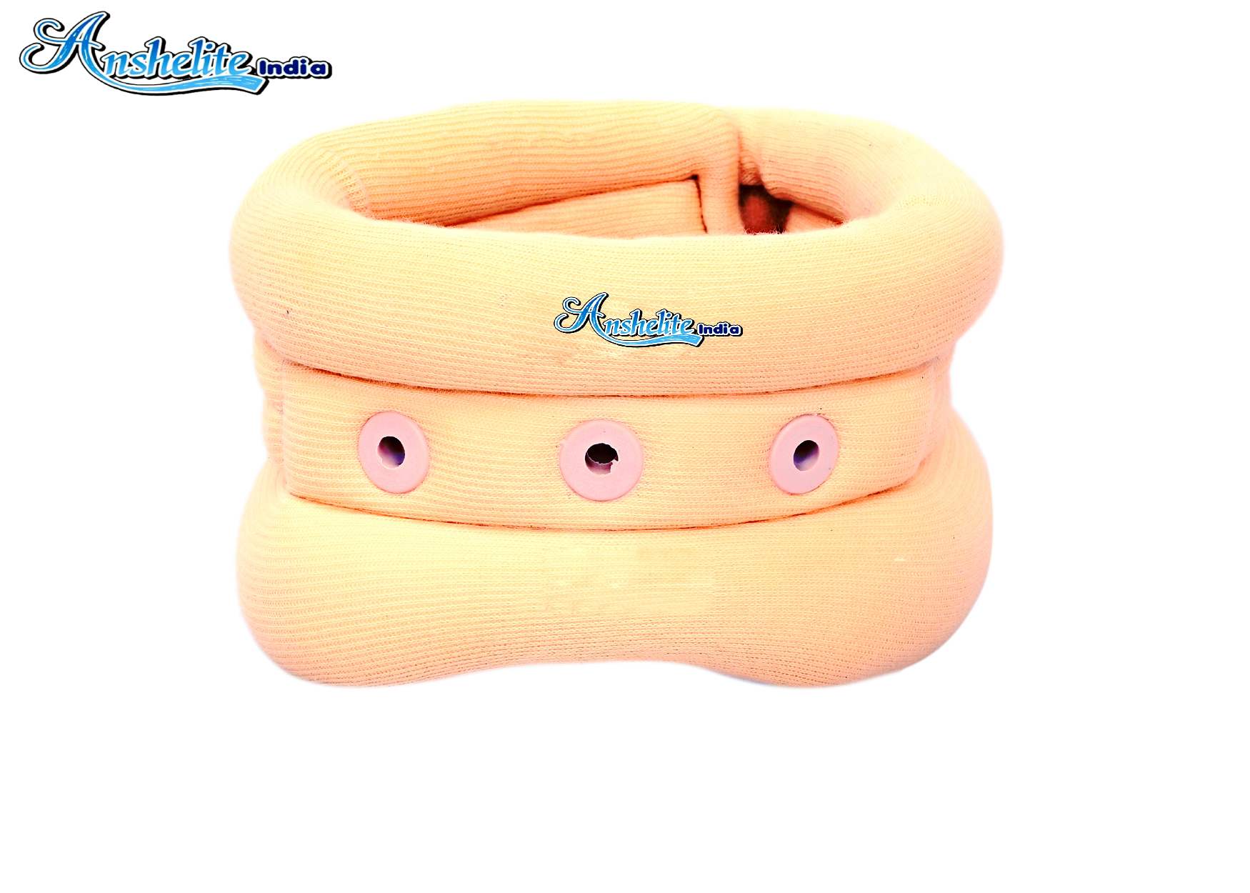 Soft Cervical Collar With Eyelet - Portable And Foldable Neck Support Device | Emergency Use, Hospital And Personal Application