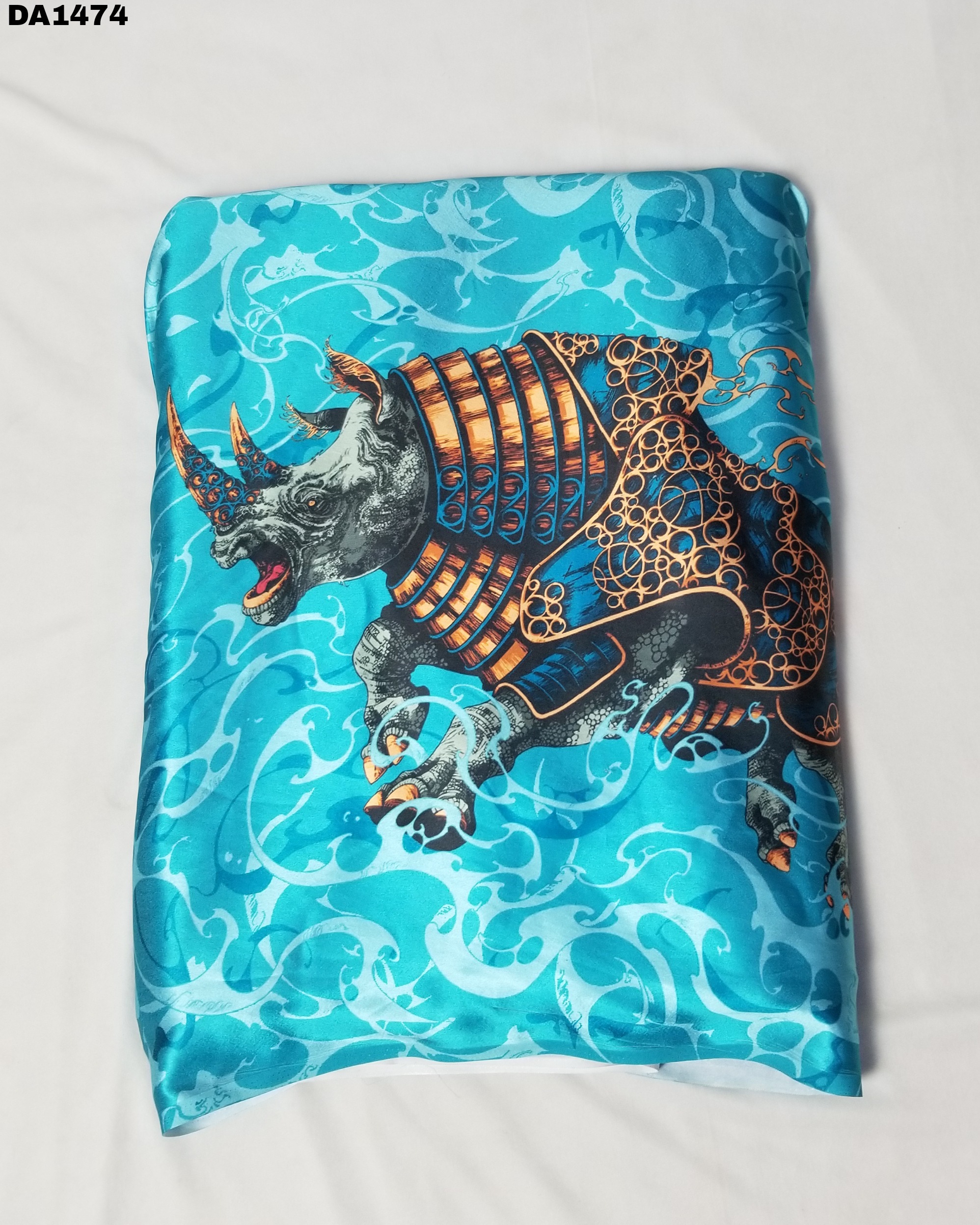 Beautiful Digital Prints On Tokyo Sartin Fabric Now - 58" Width, Washable Material , Ideal For Garment Creation In Various Colors