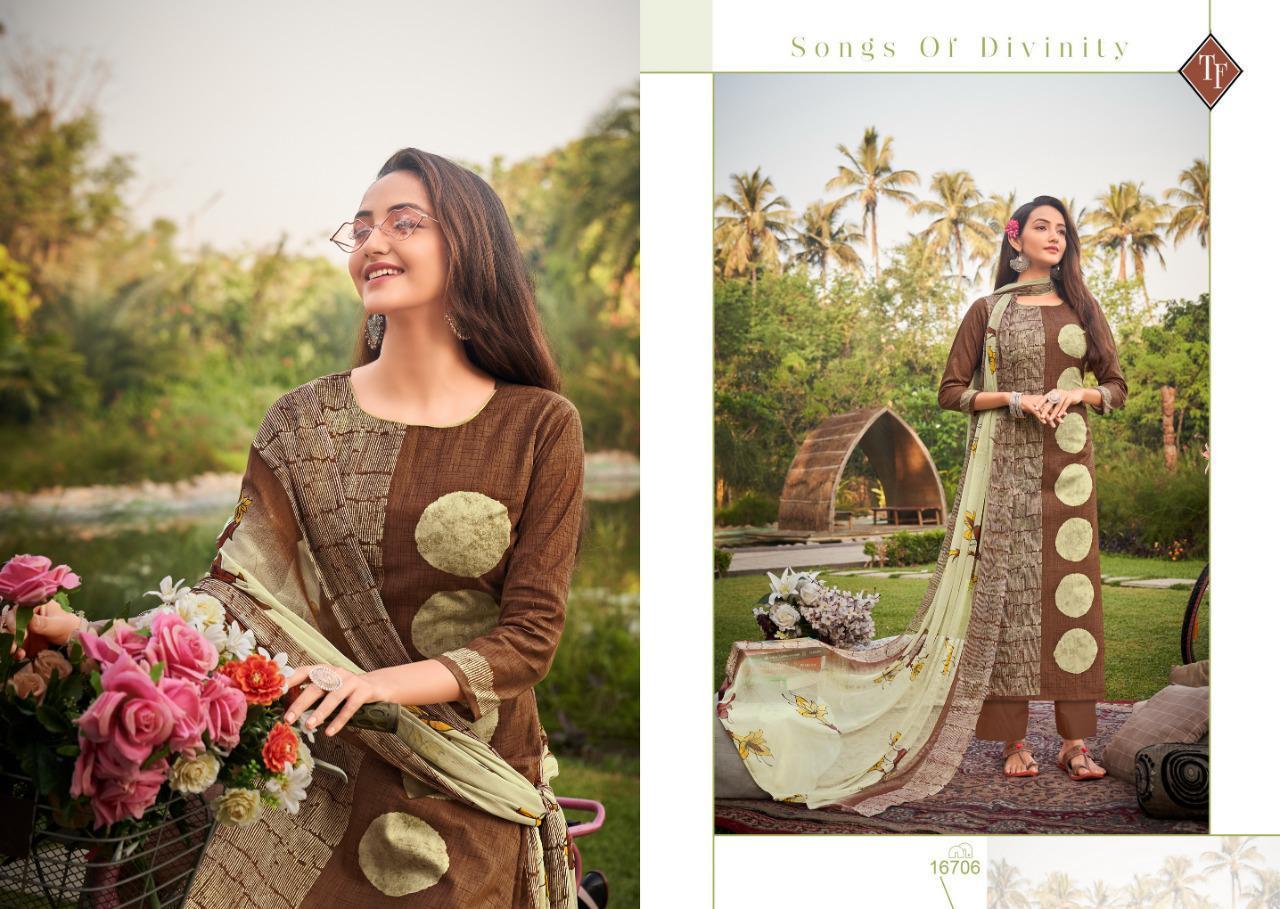 Tesla Cotton Salwar Suits - Pure Lawn Kamric Top, Pure Lawn Bottom, Chiffon Dupatta - 8 Pcs Set, Washable, Short Sleeves, Multi-season Use