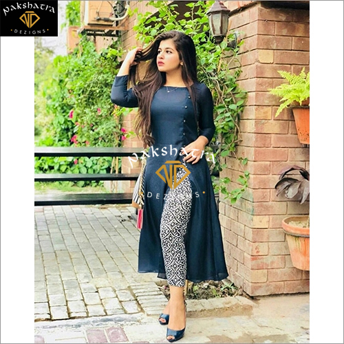 वॉशेबल लेडीज़ पार्टी वियर कुर्ती