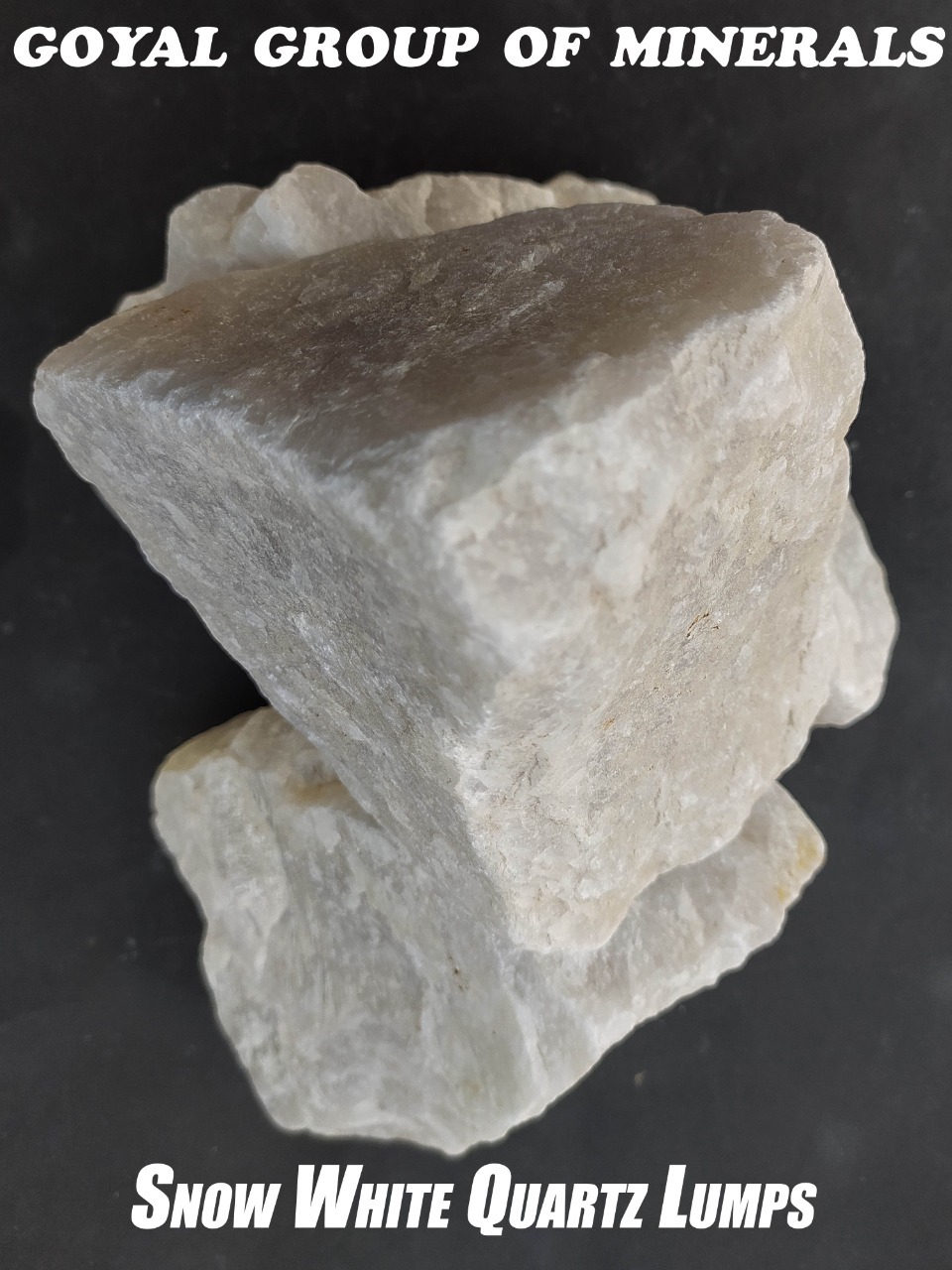 Cristobalite Quartz Stone - Sio2 99% Min, Feo3 0.02% Max, White Color, 95% Whiteness | Ideal For Grinding & Grain Manufacturing, Low Dust Production