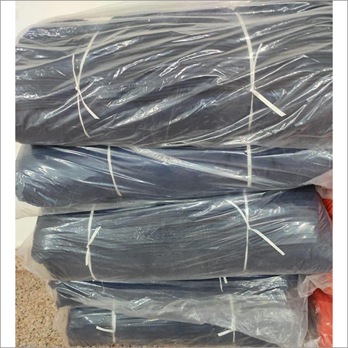 Black Rayon Fabric Texture: Plain