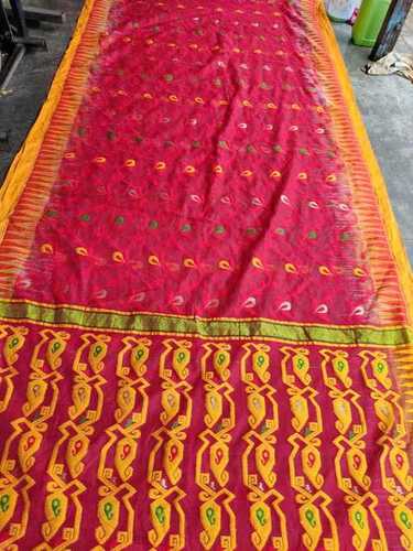 Cotton Silk Dhakai All Over Rangabati Saree