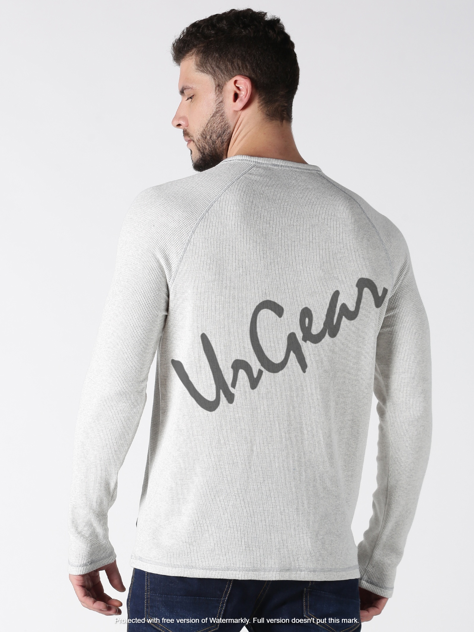Mens Round Neck Sweatshirt - Plain Grey Available In L M S Xl Xxl | Breathable Washable Long Sleeves Perfect For Winter