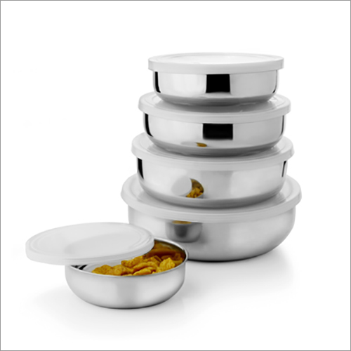JSI 801 Steel Regular Lid Bowl Set