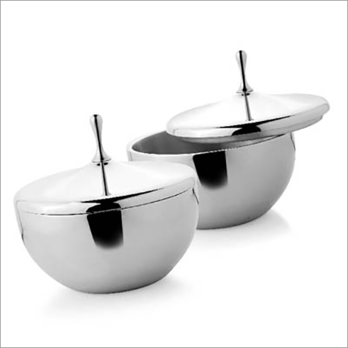 JSI 814 स्टील डबल वॉल डोंगा ढक्कन के साथ