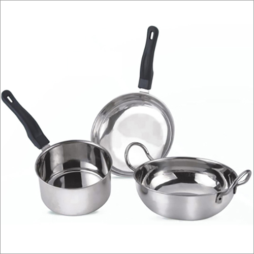 JSI-1805 Light Weight Stainless Steel Flat Bottom Cookware Sets