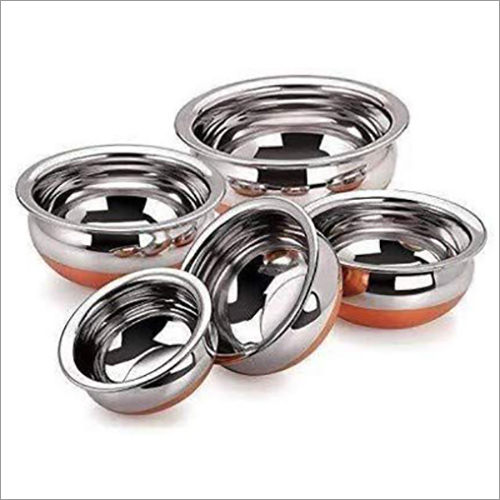 JSI-1836 Stainless Steel Prabhu Chetty With Copper Bottom