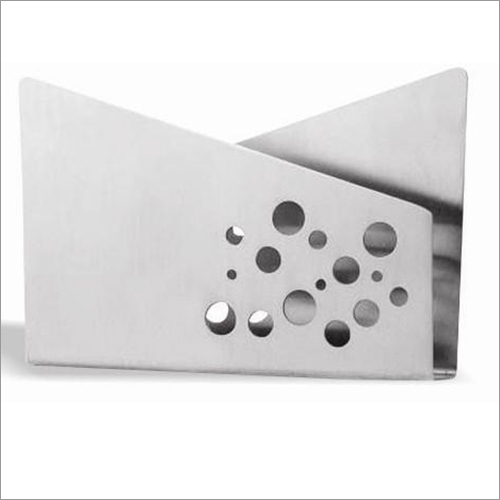 Steel Ice Punch Napkin Holder V Cut