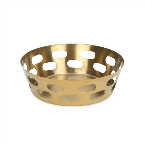 Jsi 2210 Pvd Titanium Coated Fruit Bowls And Bread Baskets