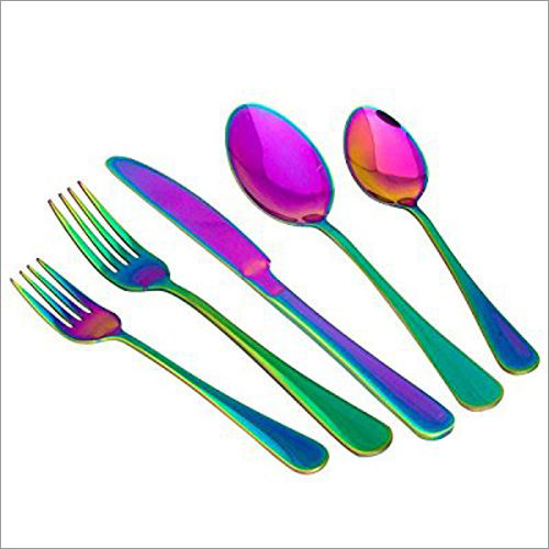 Jsi 2217 Titanium Pvd Coated Steel Cutlery