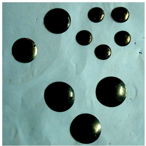 Round Brass Sequins