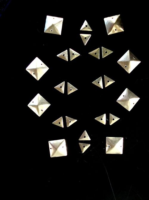 Triangle Brass Sequins