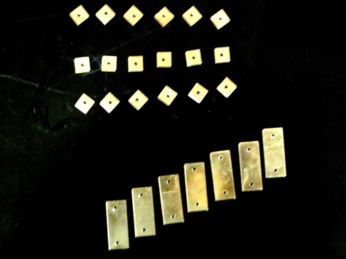 Rectangular Brass Sequins