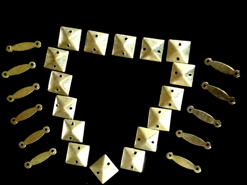 Square Shaped Brass Sequins