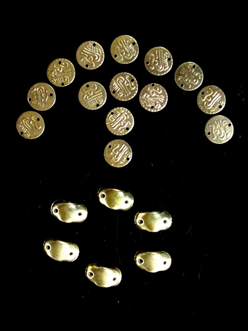 Circle Brass Sequins