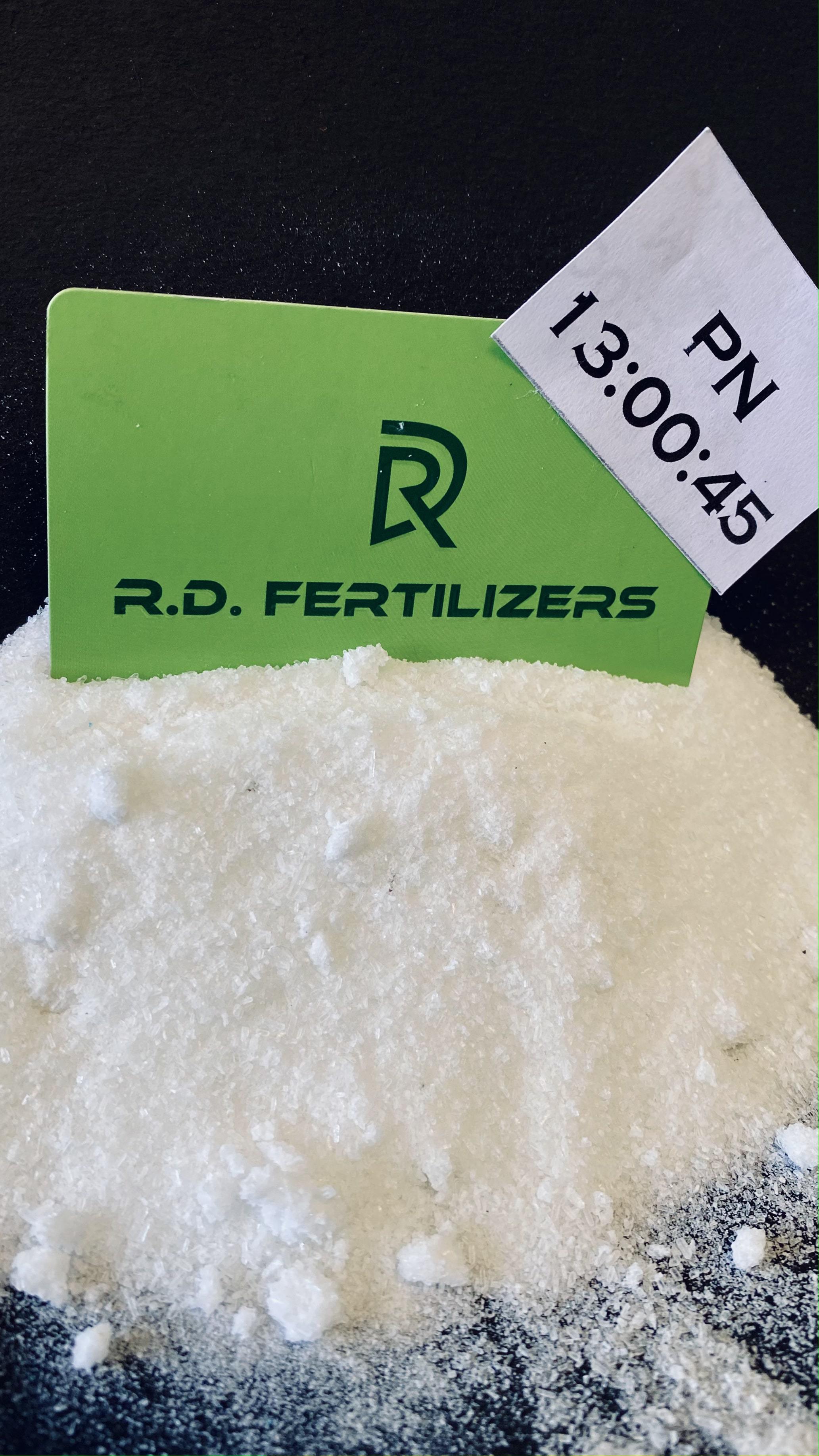 Npk 13 00 45 Potassium Nitrate Application: Agriculture