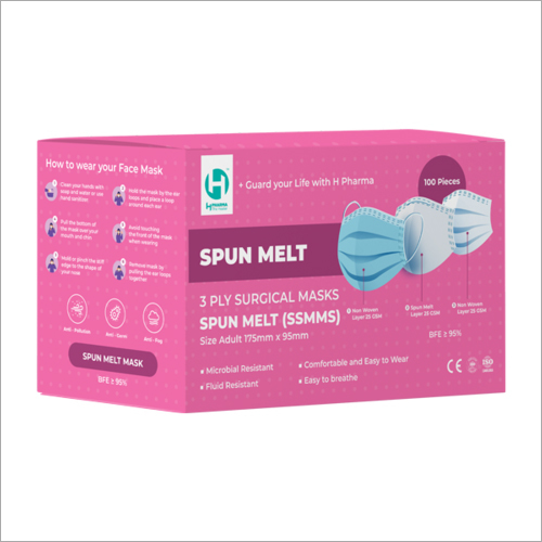 स्पून मेल्ट मास्क 100 का पैक
