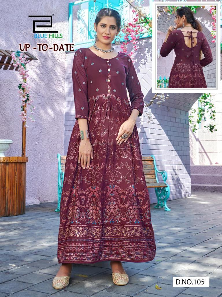 Up To Date Rayon Kurti Catalogue Set - Color: As Per Catalog