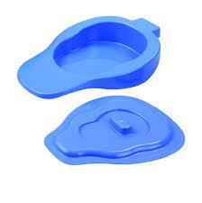 Bed Pan - Plastic, 12x15 Inches, Blue | 2 Liter Capacity, Easy Cleaning, Durable Material, Comfortable Design, Spill Resistant, Easy Handling