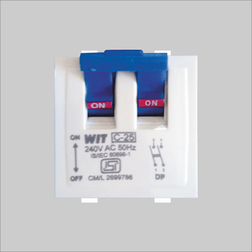 White Wit Modular M.C.B Double Pole (6 Amp To 32 Amp)