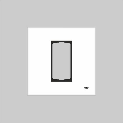 White Wit Modular Sleek Cover Plates 1M To 18M