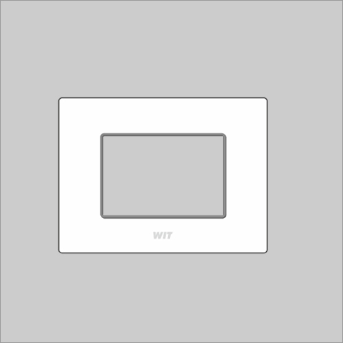 Legmo Plus White Cover Plates - Polycarbonate, 01m Size, White Color | Rated Voltage 220V, Durable Design for Reliable Performance
