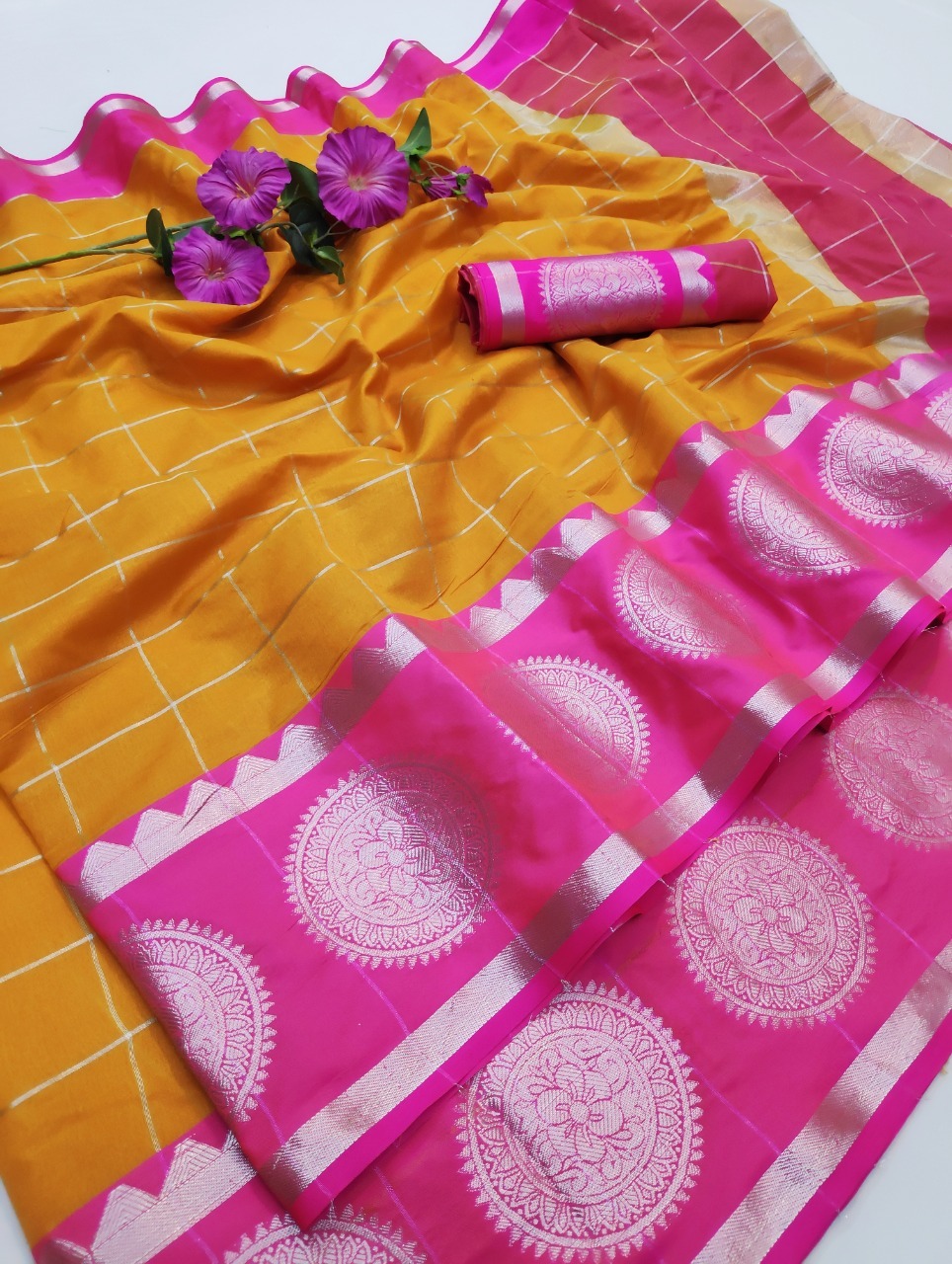 Indian Chex Bali Saree