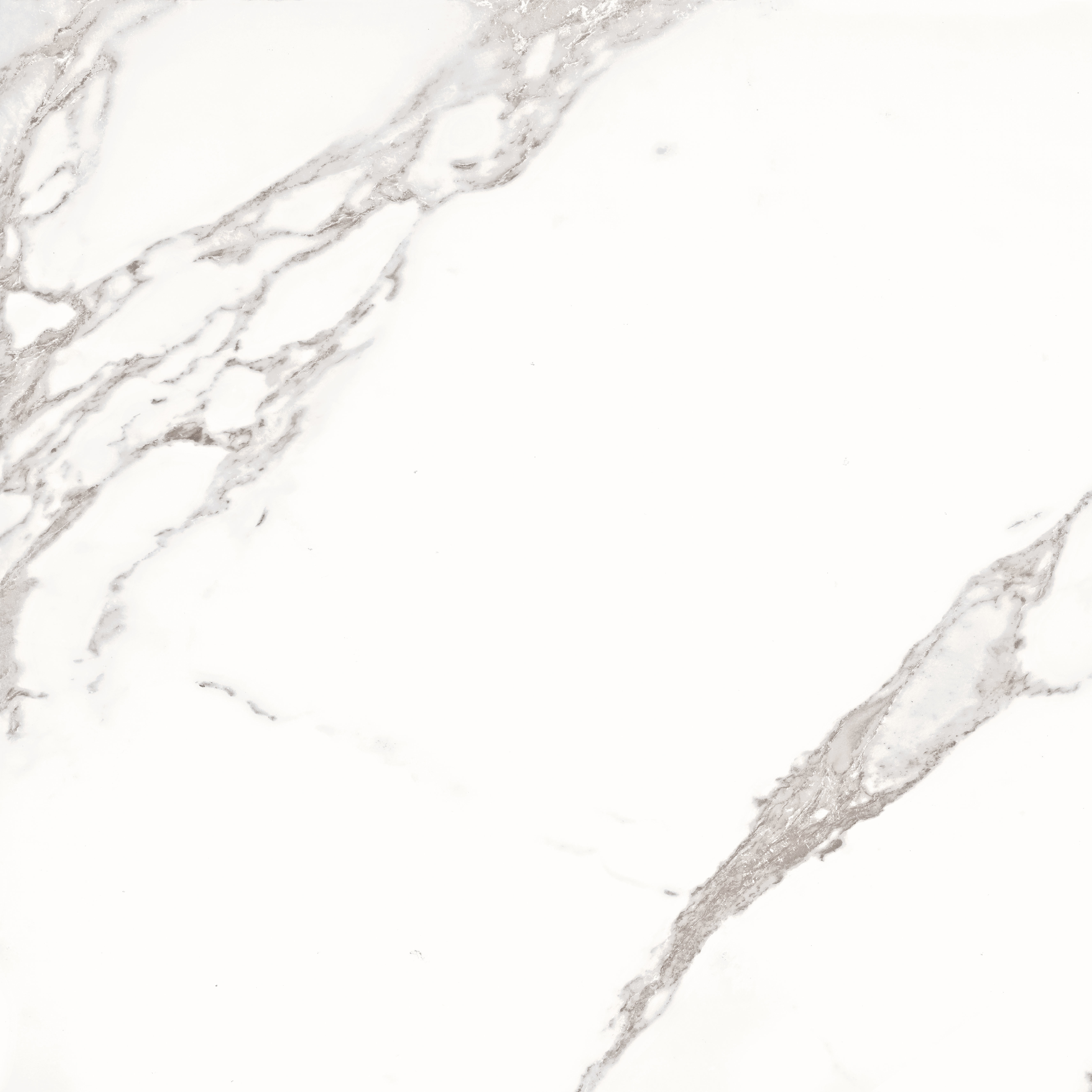 White Calacatta Marble 600x600mm Glossy Porcelain Tiles