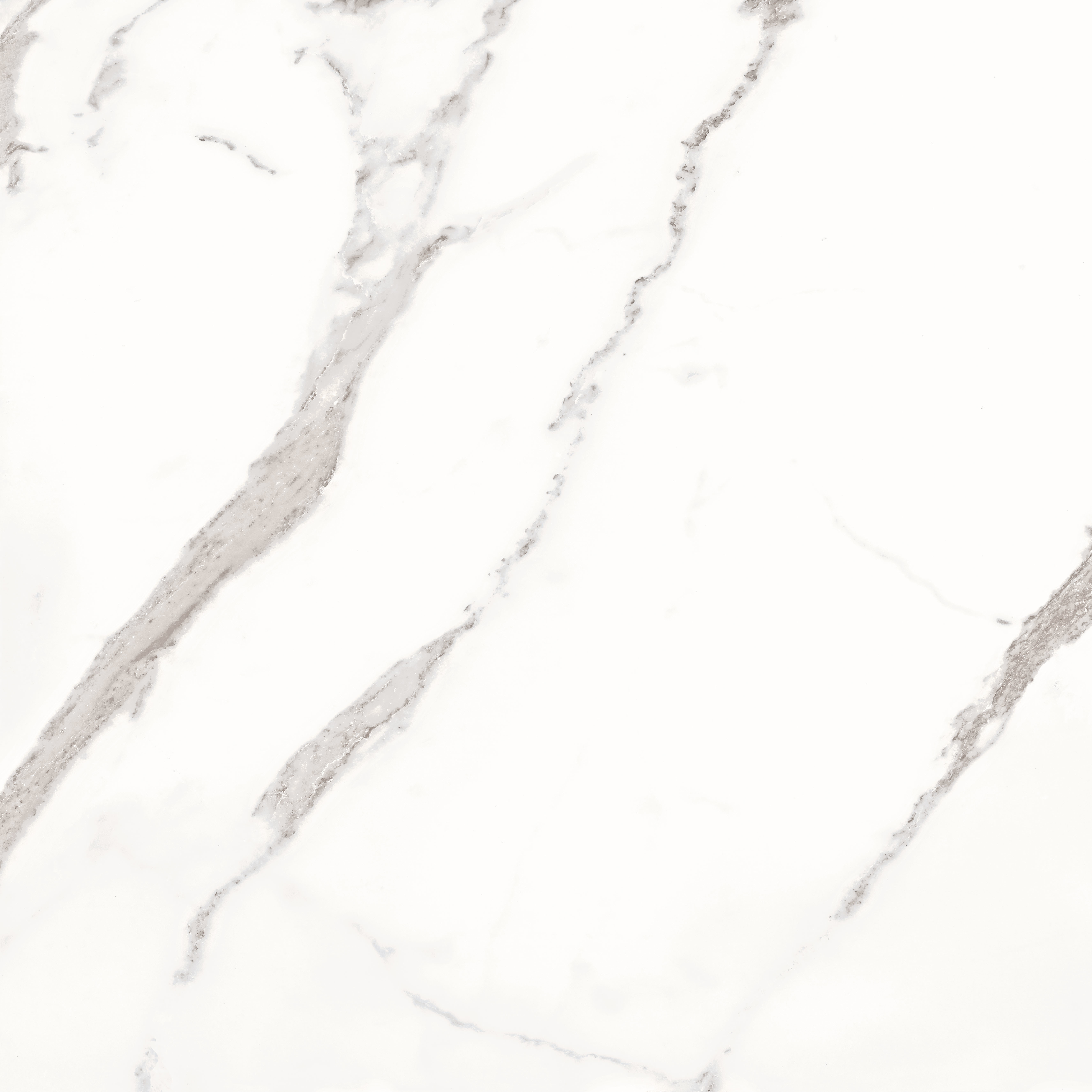 White Calacatta Marble 600x600mm Glossy Porcelain Tiles