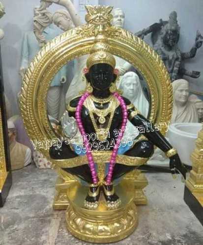 Black Marble Murugan Statue